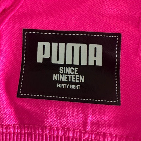 Puma Neon Pink Racerback Sports Bra - Picture 8 of 8